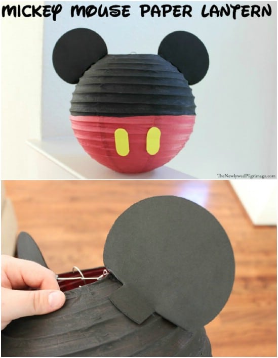 DIY Mickey Paper Lanterns