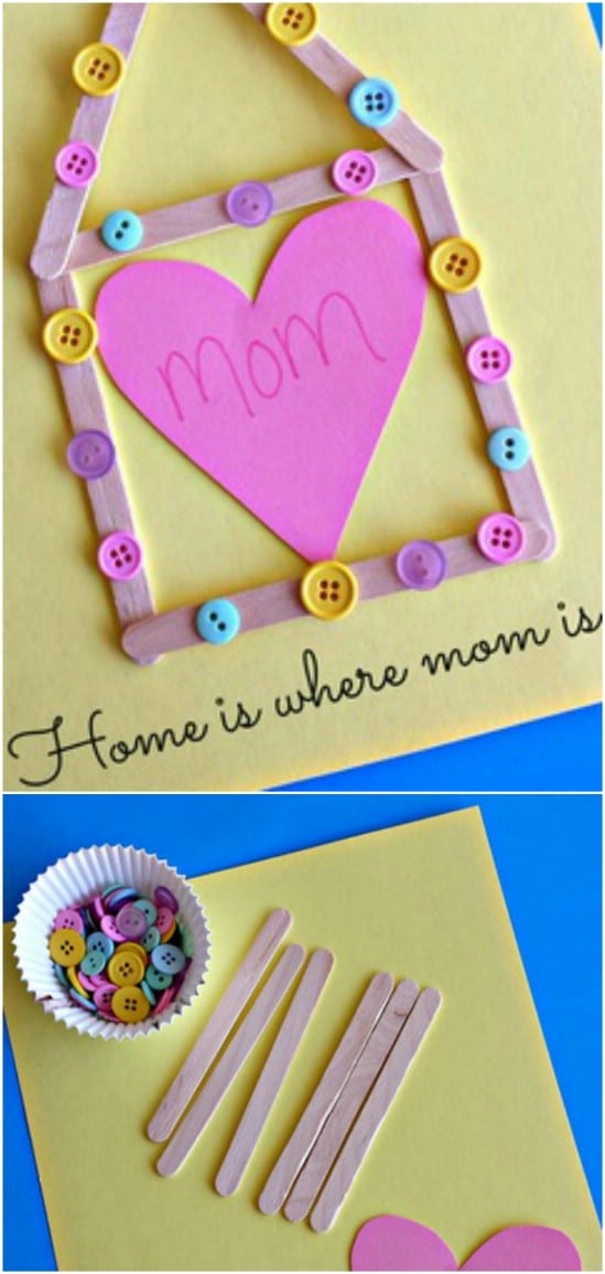 Popsicle Stick Mother’s Day Craft