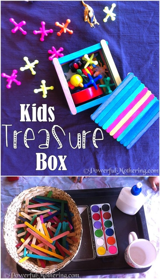 Popsicle Stick Treasure Box