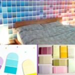 Paint Chip Crafts Collage
