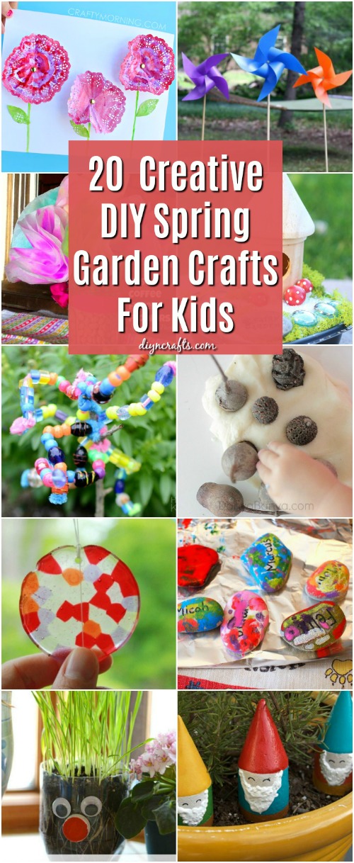 20 Fun And Creative DIY Spring Garden Crafts For Kids