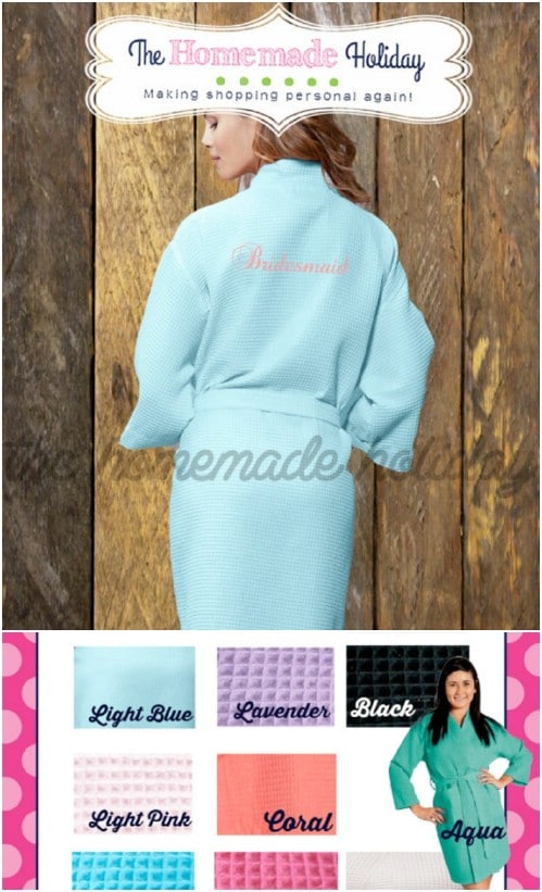 Personalized Robe For Bridesmaids