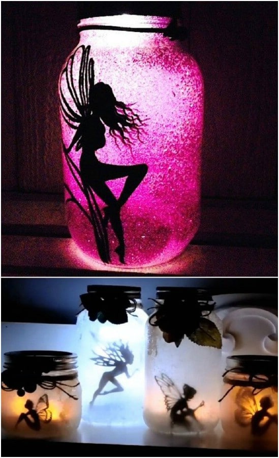Frosted DIY Fairy Lanterns
