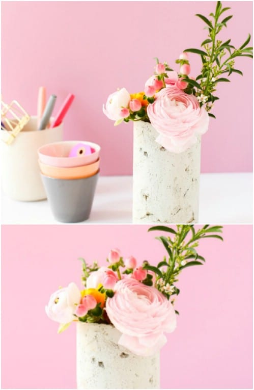 DIY Concrete Vase