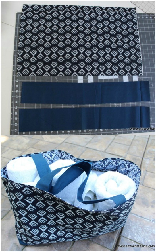 Quick And Easy DIY Summer Tote