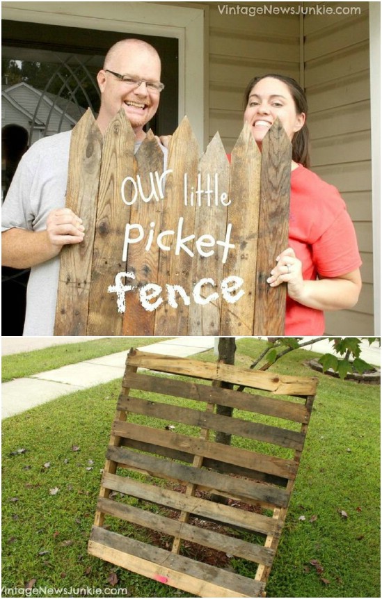 DIY Garden Picket Fence