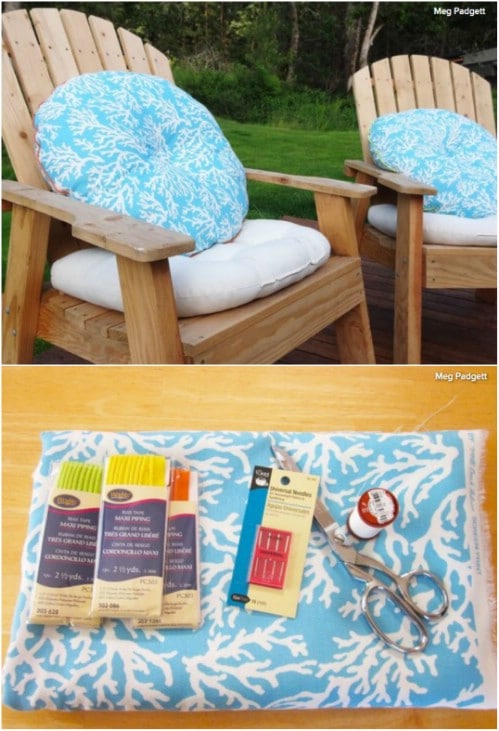 DIY Outdoor Floor Cushions