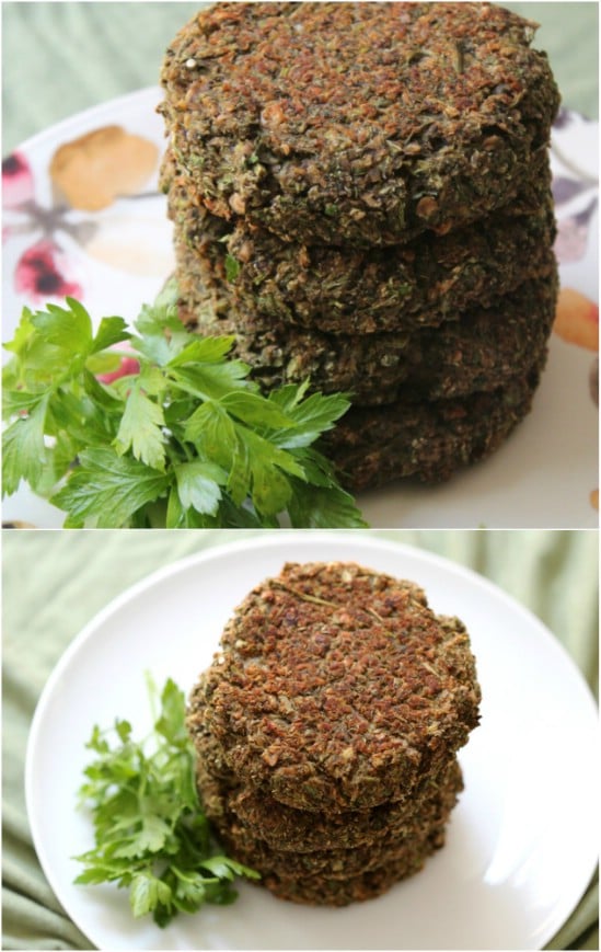 Homemade Garden Veggie Burgers