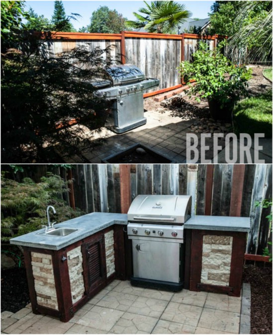 15 Amazing DIY Outdoor Kitchen Plans You Can Build On A Budget - DIY &  Crafts