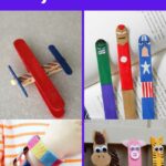 Popsicle stick crafts collage