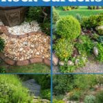 Rock garden collage