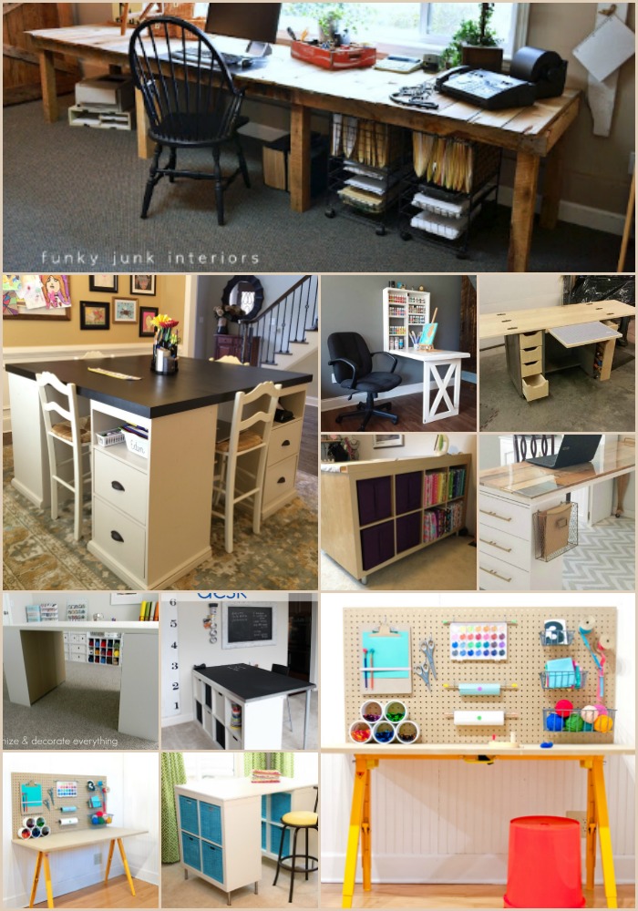 17 Easy To Build DIY Craft Desks You Just Can’t Live Without 