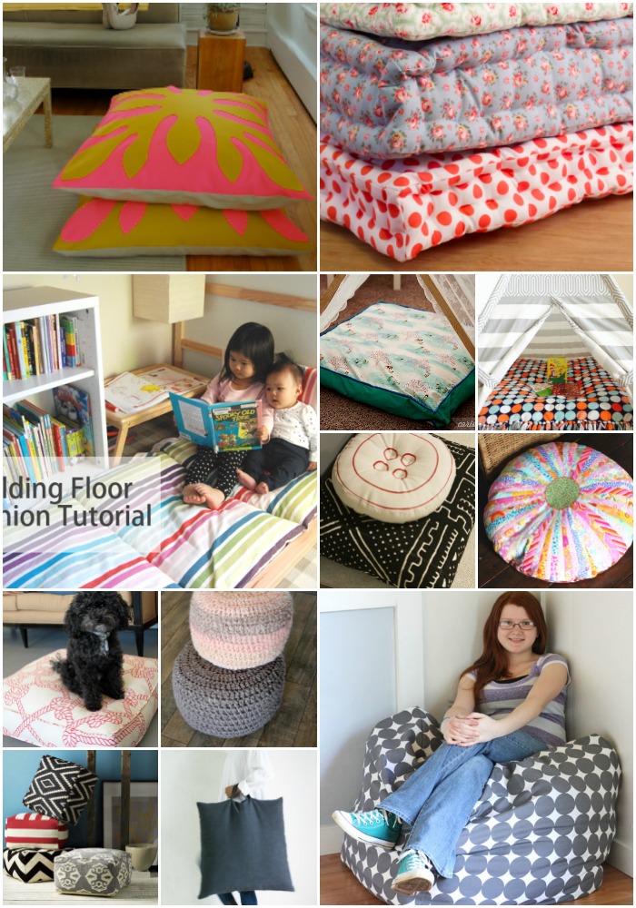 22 Easy DIY Giant Floor Pillows That Are Fun And Relaxing
