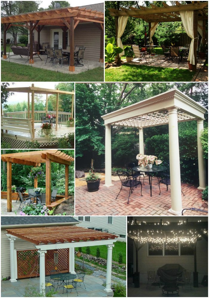 20 DIY Pergolas With Free Plans That You Can Make This Weekend - DIY & Crafts