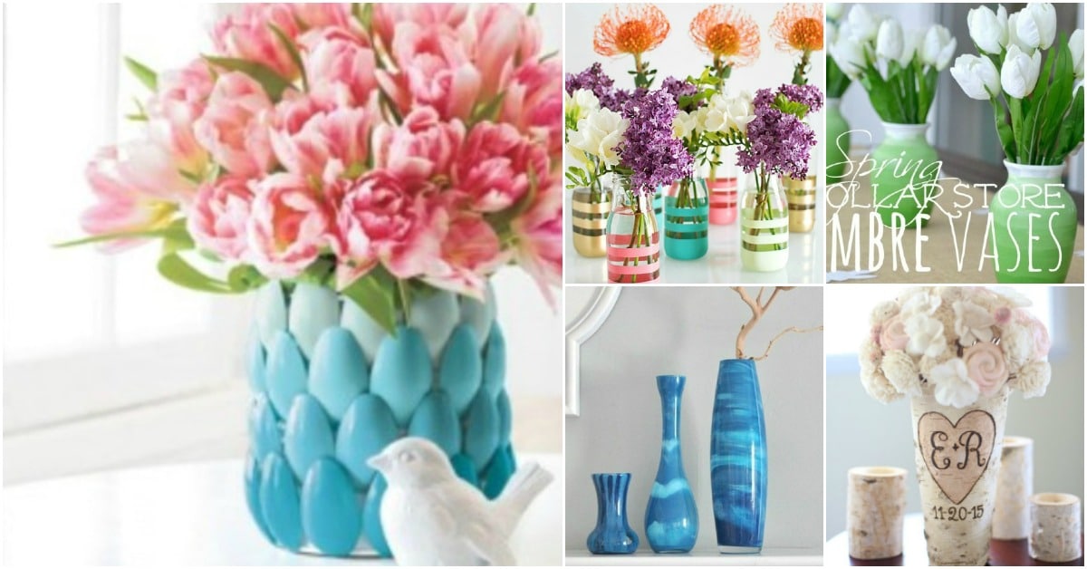 10 Easy DIY Vases To Show Off Your Summer Flowers - DIY & Crafts
