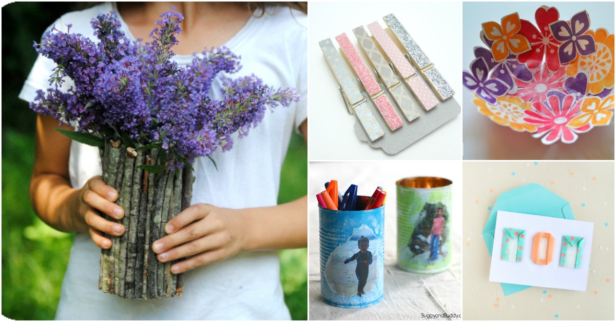 Gifts for Mom from Kids – homemade gift ideas that kids can make