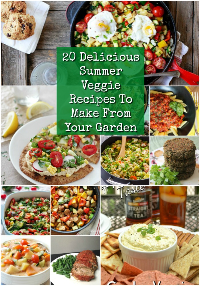20 Delicious Summer Veggie Recipes To Make From Your Garden