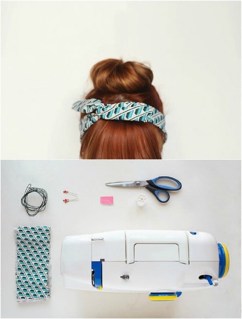 Easy 10 Minute Scrap Fabric Headband