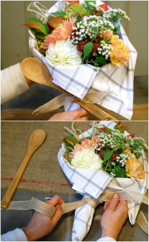 Adorable DIY Kitchen Supplies Bouquet