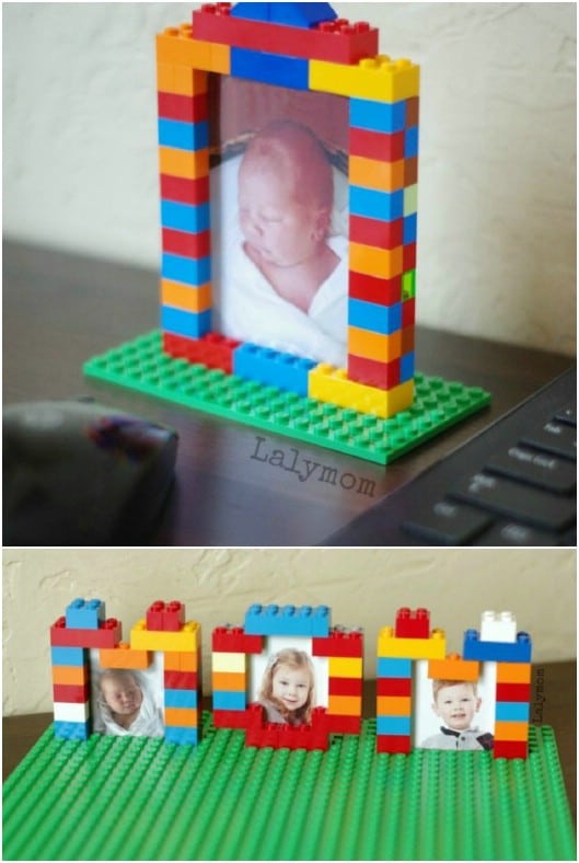 Personalized DIY Lego Picture Frames