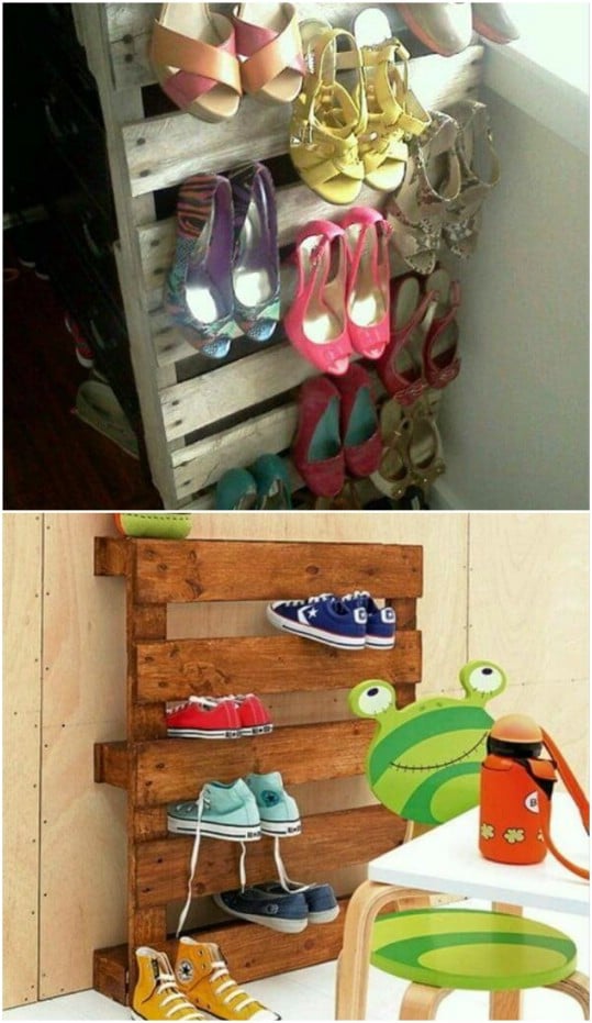 20 Outrageously Simple Diy Shoe Racks And Organizers You Ll Want To Make Today Diy Crafts