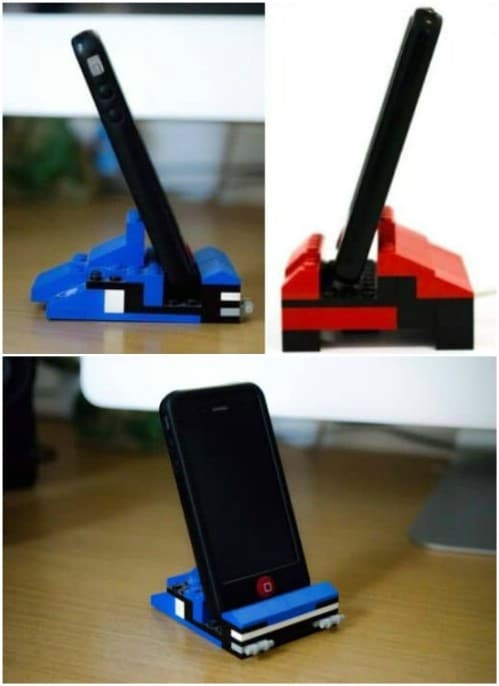 Awesome Repurposed Lego Phone Holder