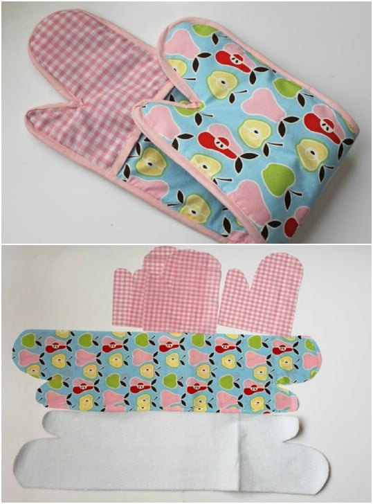 Simple To Sew Double Oven Mitt