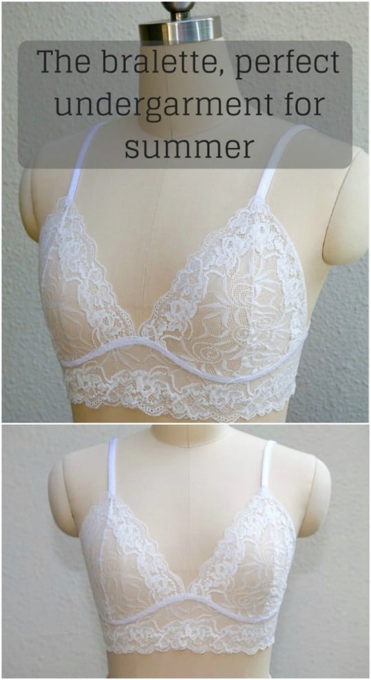 DIY Lacy Bralette