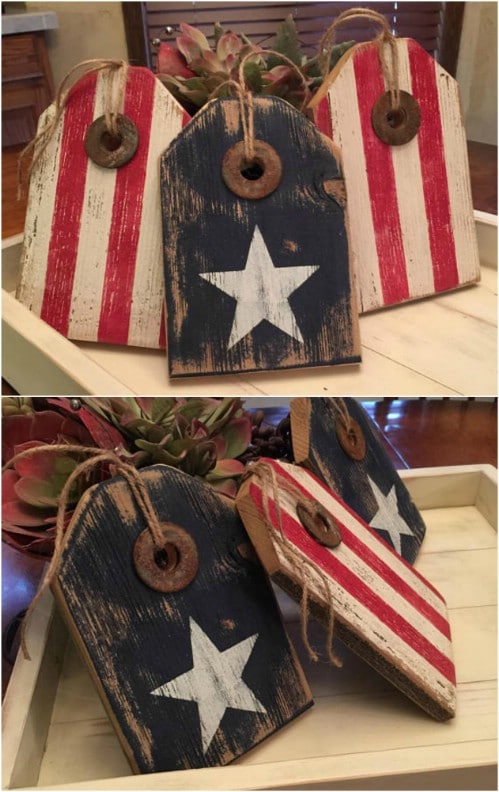 Rustic Distressed Wooden Tags