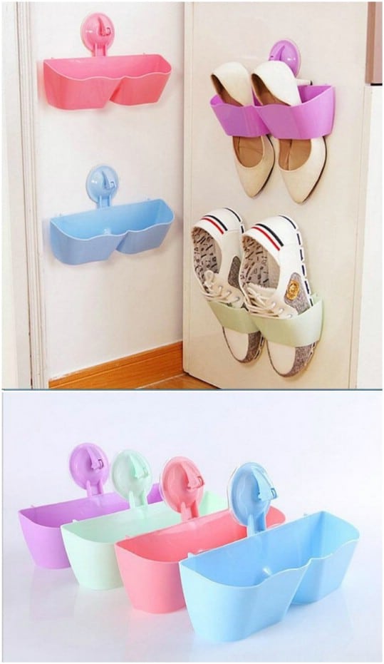 Easy to Build Shoe Organizer Tray - Houseful of Handmade