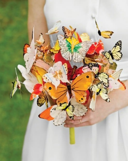 Gorgeous DIY Butterfly Bouquet
