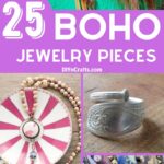 Boho jewelry collage