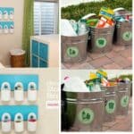 recycle bins organizers diy