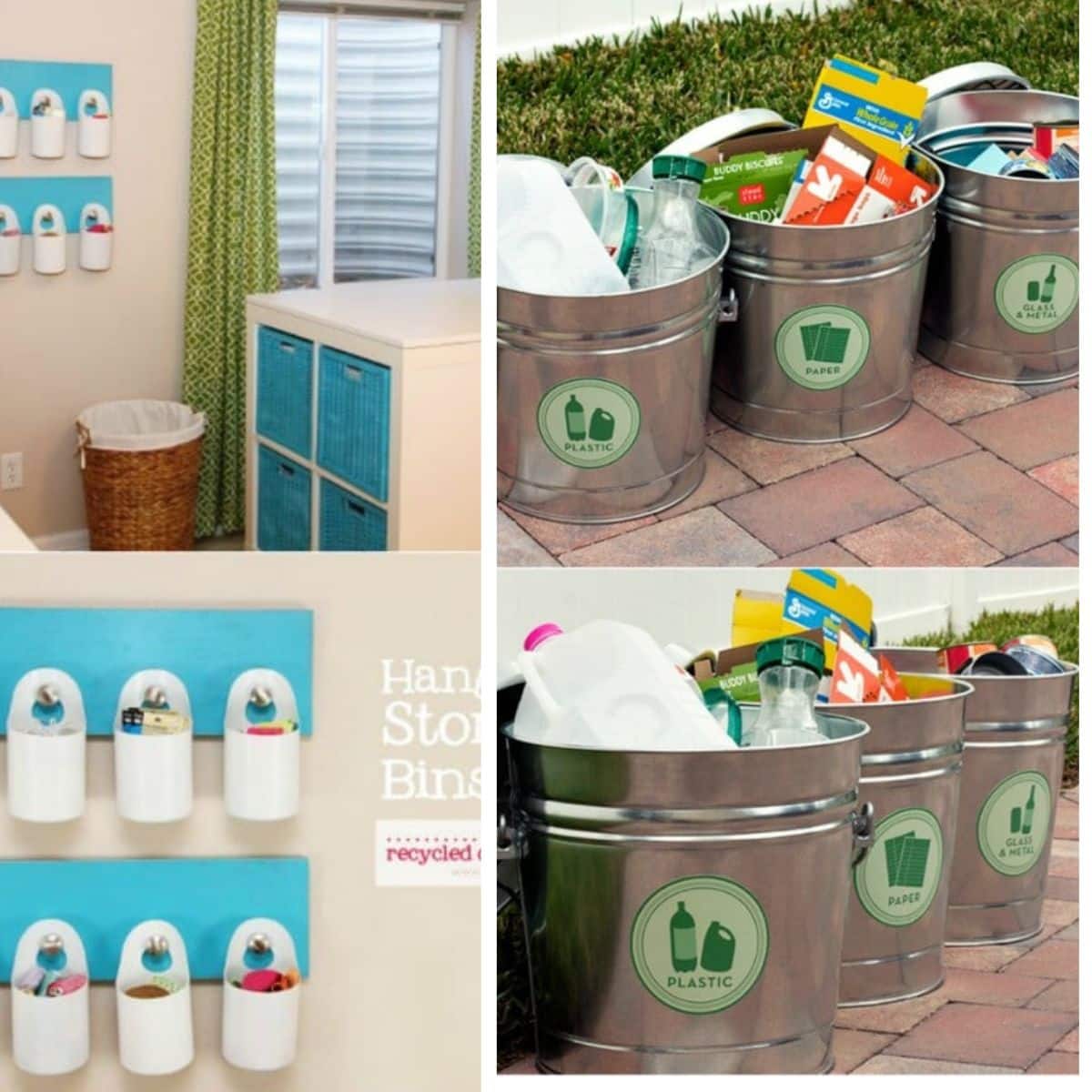 20 DIY Home Recycling Bins That Help You Organize Your Recyclables