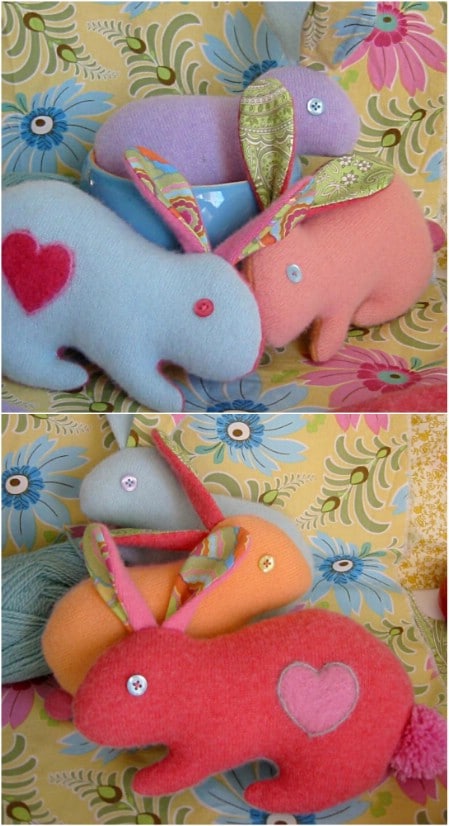 homemade plush toys