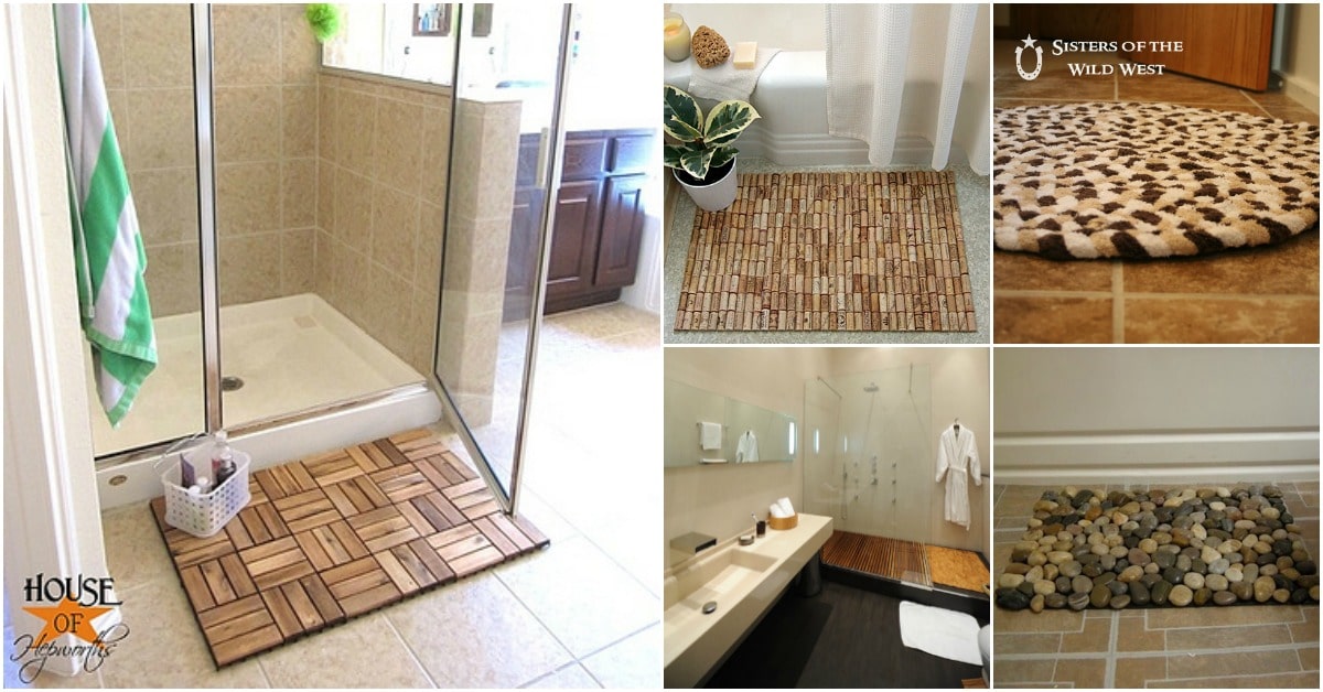 15 Diy Bath Mats That Add Comfort And Style To Your Bathroom Diy
