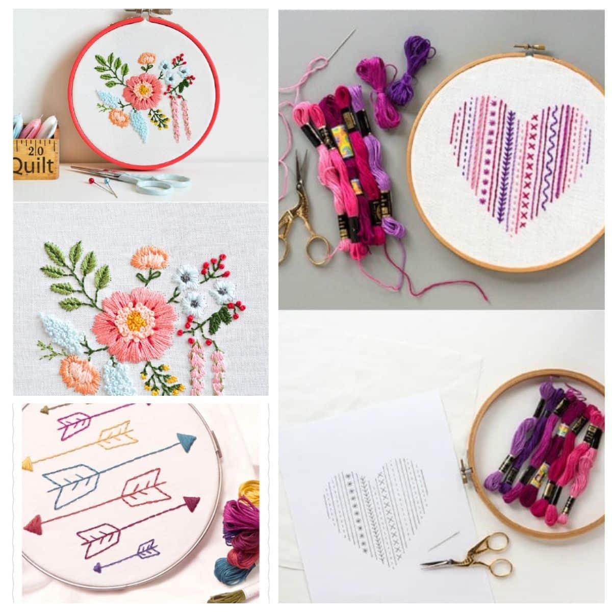 Amazing Hand Embroidery Rose Design beads/Super Creative Embroidery Hoop  Art Tutorial + Free Pattern 