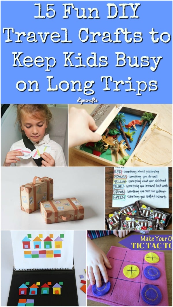 15 Fun DIY Travel Crafts to Keep Kids Busy on Long Trips