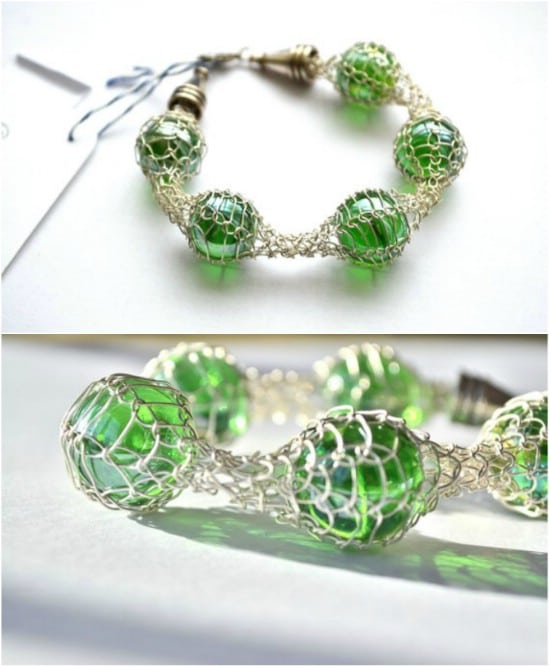 Glass Marble Bracelet