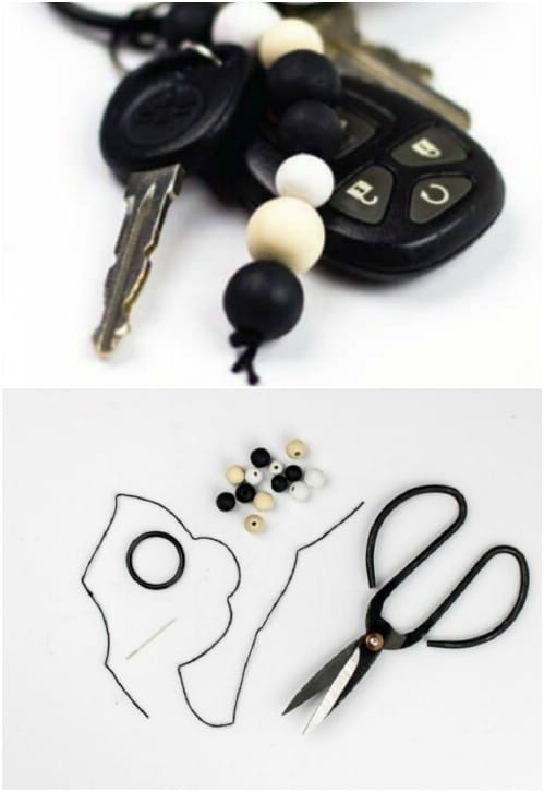Super Simple DIY Bead Keychain