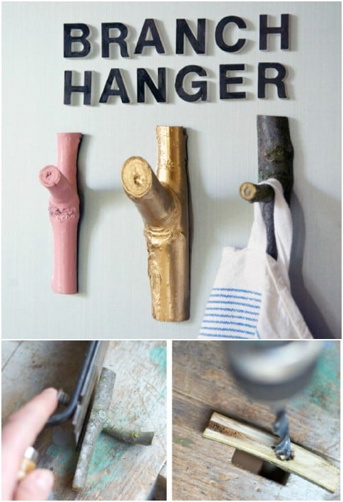 DIY Magnetic Refrigerator Branches