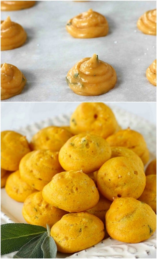 Yummy Pumpkin And Sage Gougere