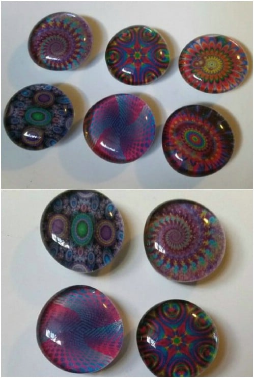 Gorgeous Glass Stone Refrigerator Magnets