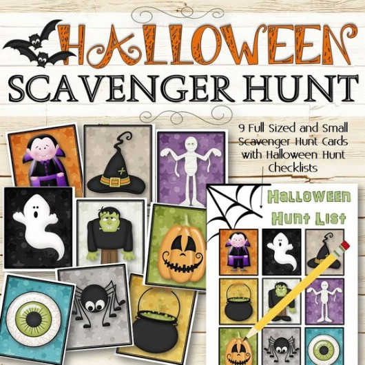 Super Fun Halloween Scavenger Hunt Game