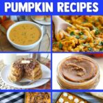 Pumpkin recipes collage