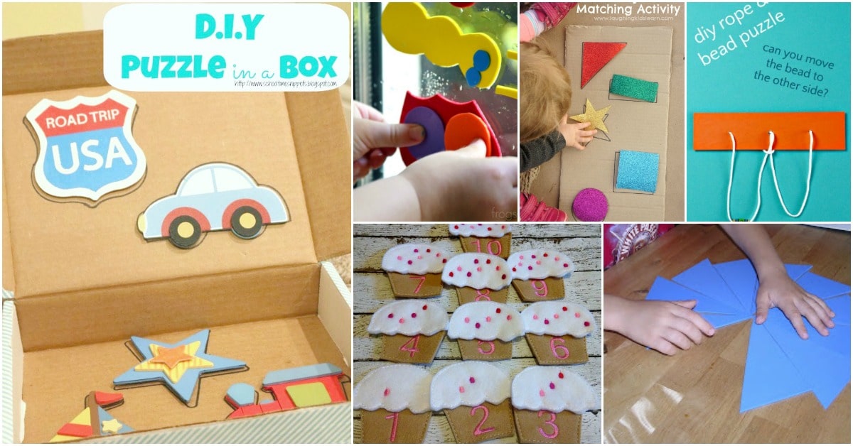 fun puzzle kids diy