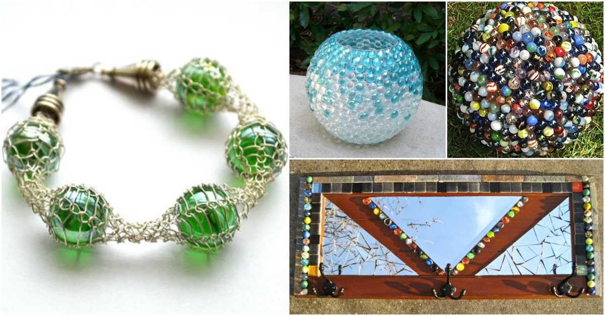 glass marble upcycling