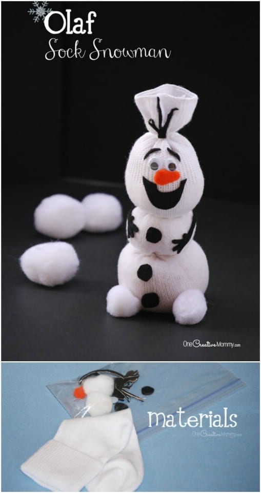 Cute DIY Sock Snowman