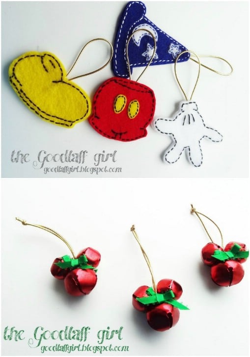 Cute DIY Mickey Mouse Jingle Bells