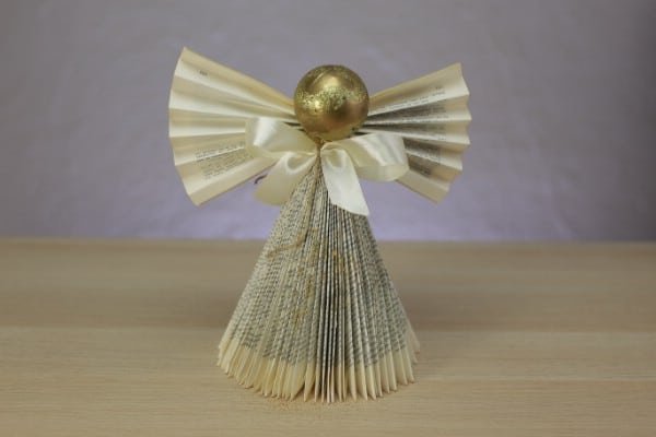 How to Turn an Old Book Into a Beautiful Christmas Angel